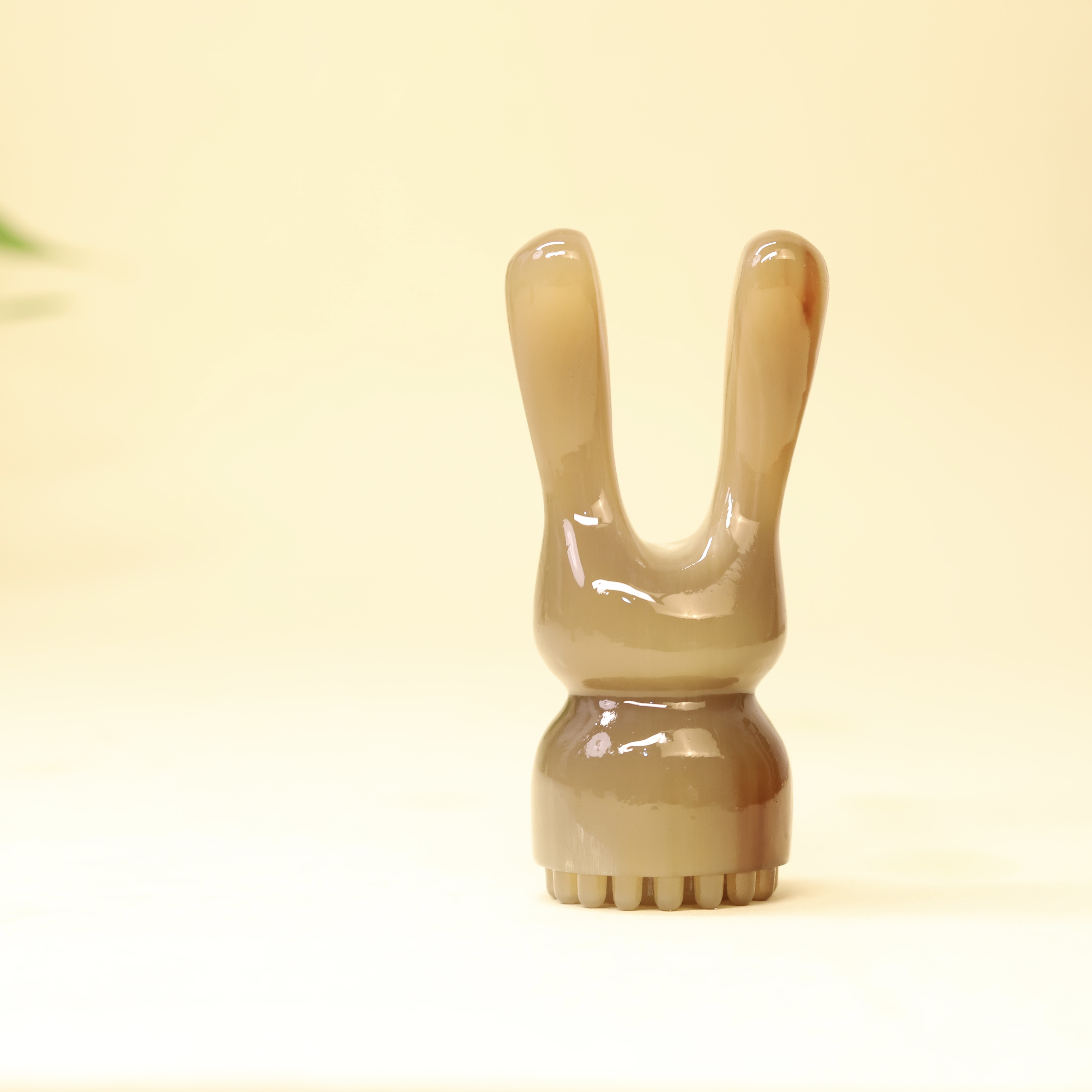 天然正品牦牛角兔子莲蓬面部眼部美鼻刮按摩礼品美容