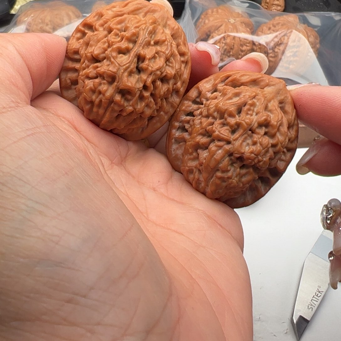 文玩核桃把件莲花37