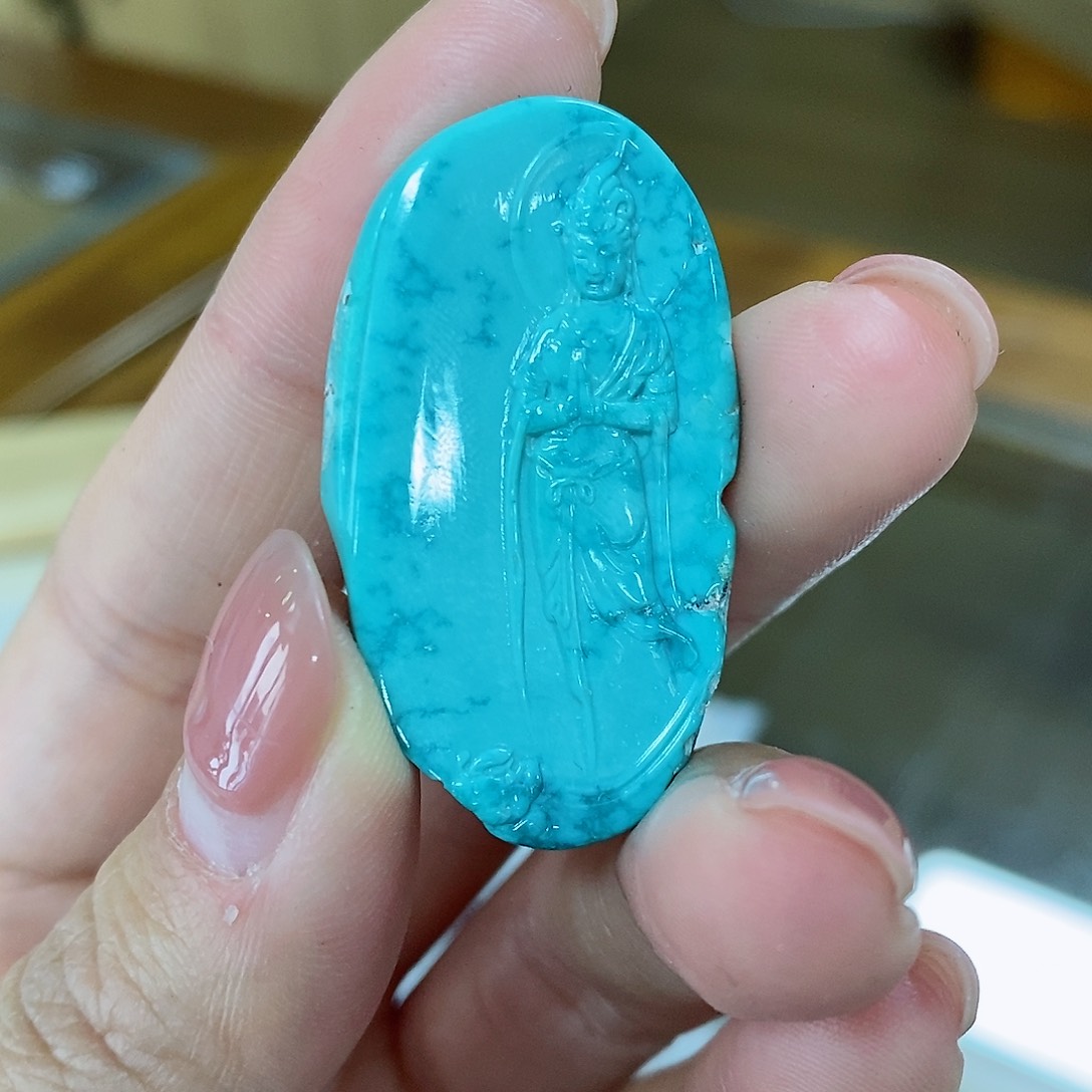 绿松石珠宝奇石未镶嵌