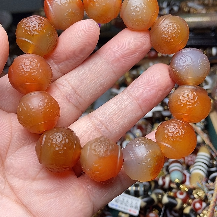 玛瑙/玉髓未镶嵌手链