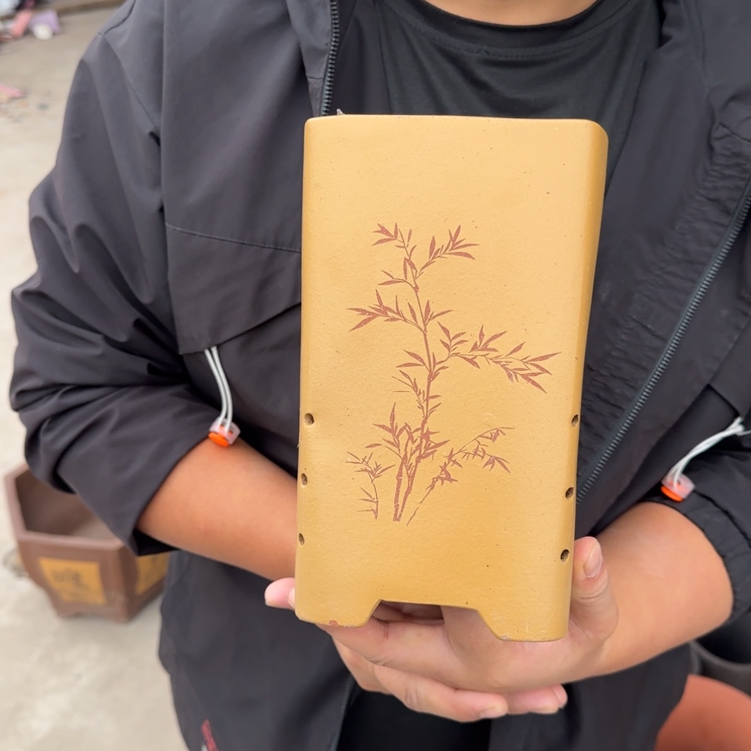 紫砂花盆口径14.20口径