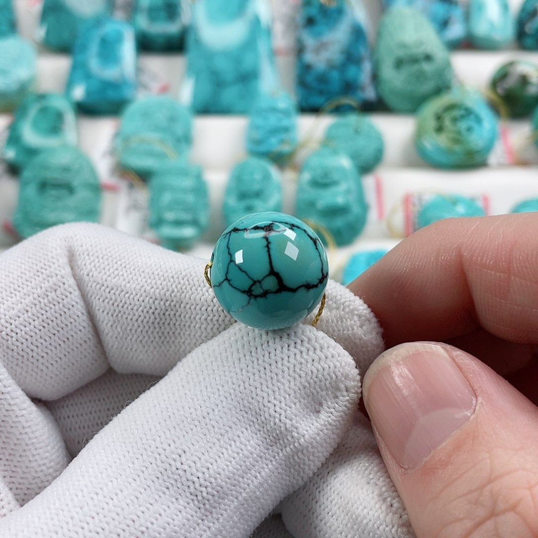 绿松石颈饰未镶嵌尺寸16.1