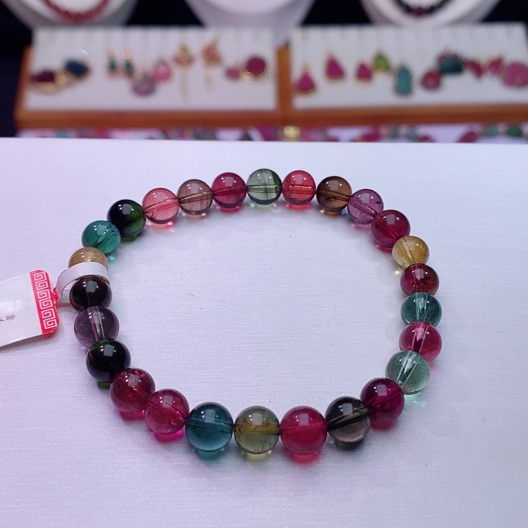 碧玺手链未镶嵌碧玺手链