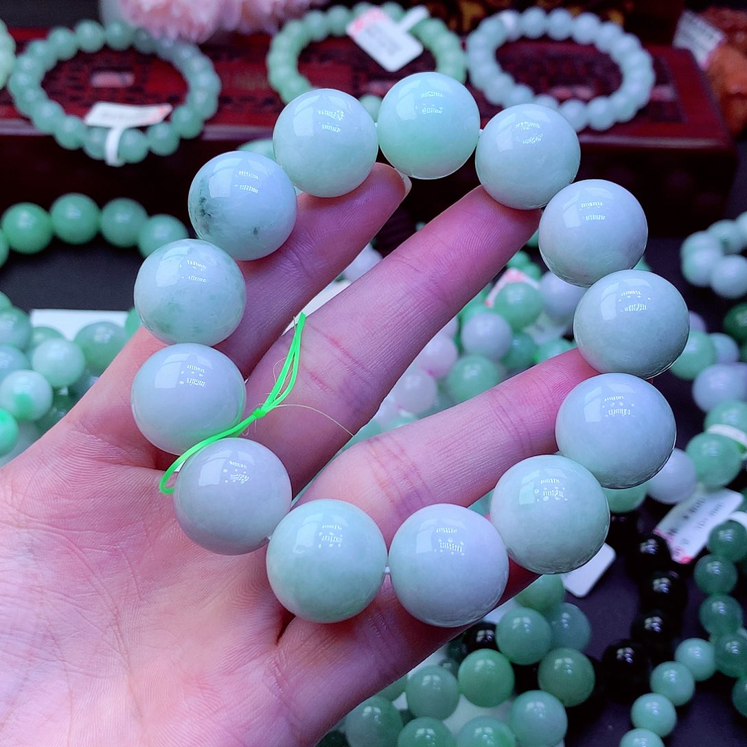 翡翠未镶嵌毛衣链