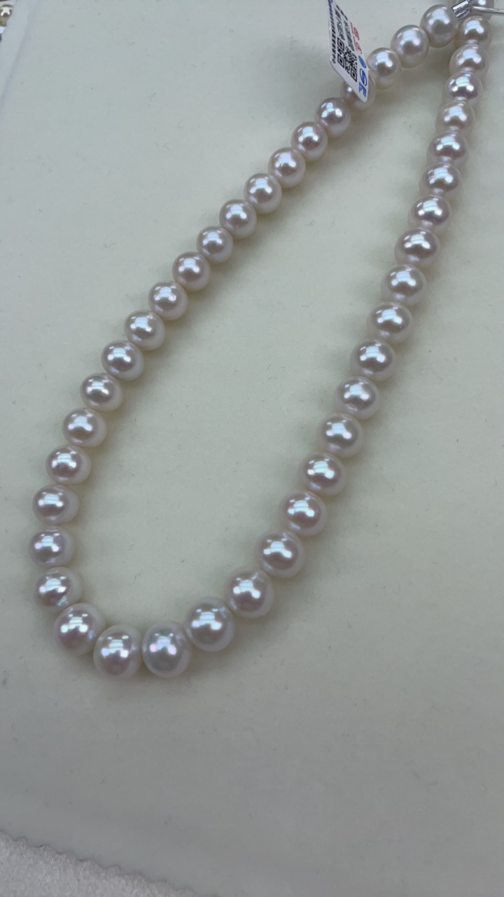 9/11极强光超干净近圆项链