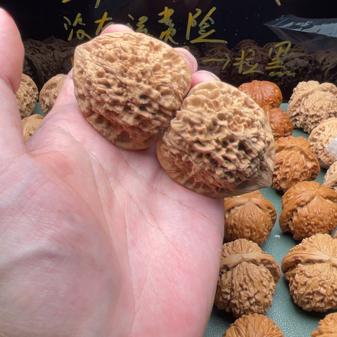 核桃把件45全品大官帽