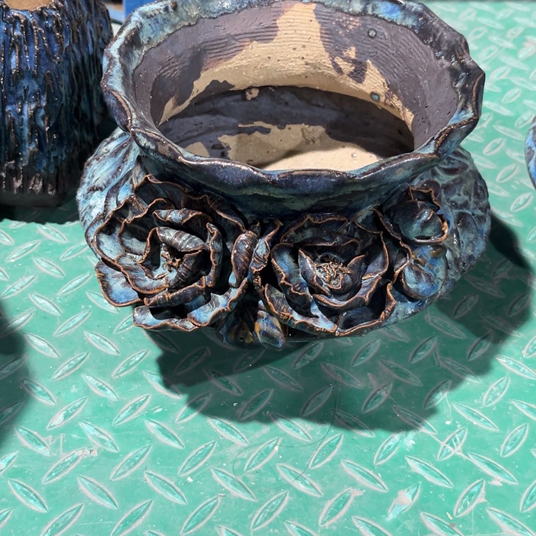 2***61119微瑕号陶然花器多肉植物花盆