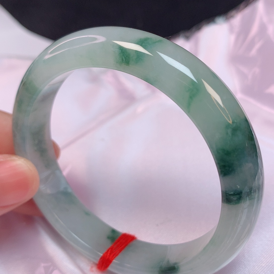 翡翠手镯未镶嵌55 翡翠手镯