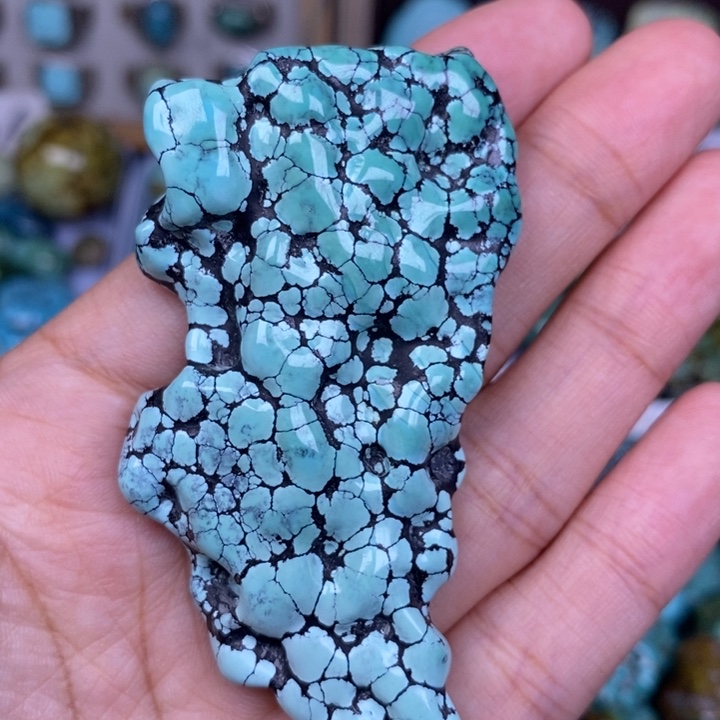 未镶嵌绿松石颈饰