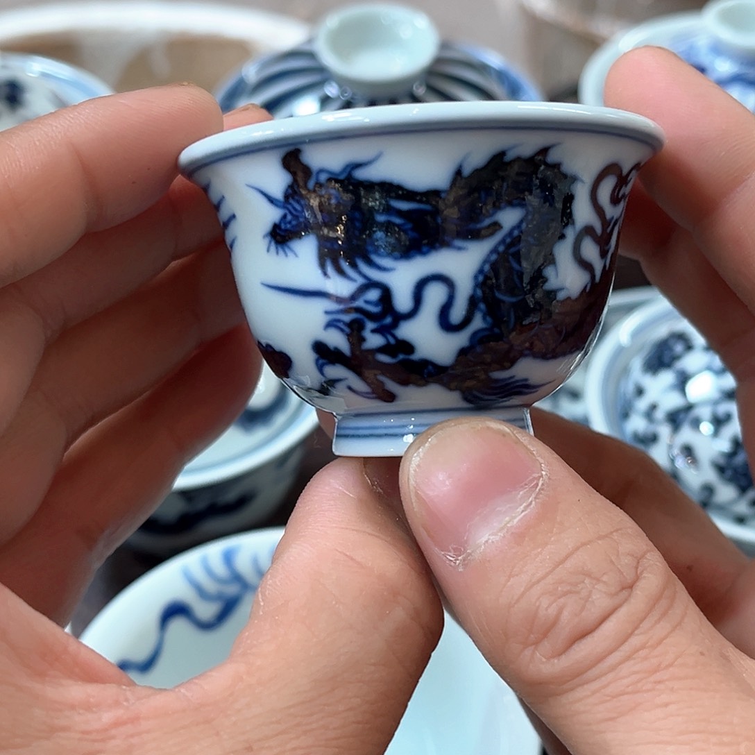 杯青花瓷器青花瓷器