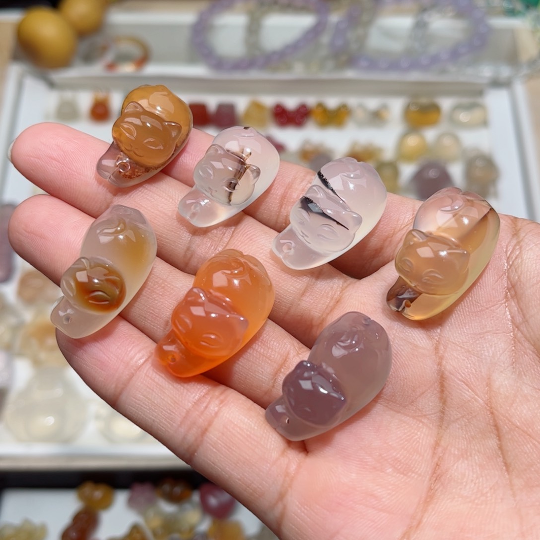 玛瑙/玉髓颈饰合金