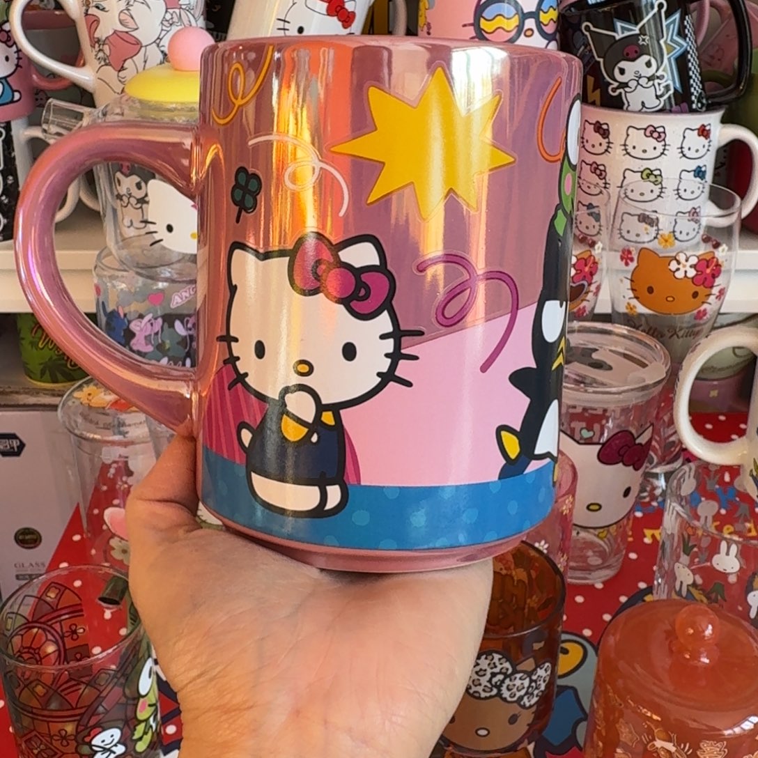 吸管款水晶玻璃三丽欧全家福