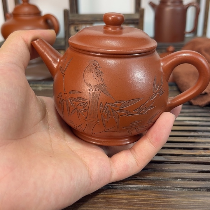 茶壶紫砂原矿紫砂手工制作