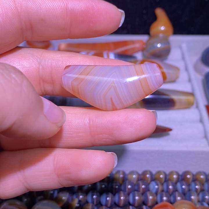 玛瑙/玉髓未镶嵌颈饰