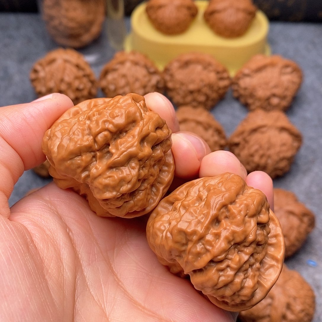 文玩核桃把件开背肌肉蛤蟆39尺