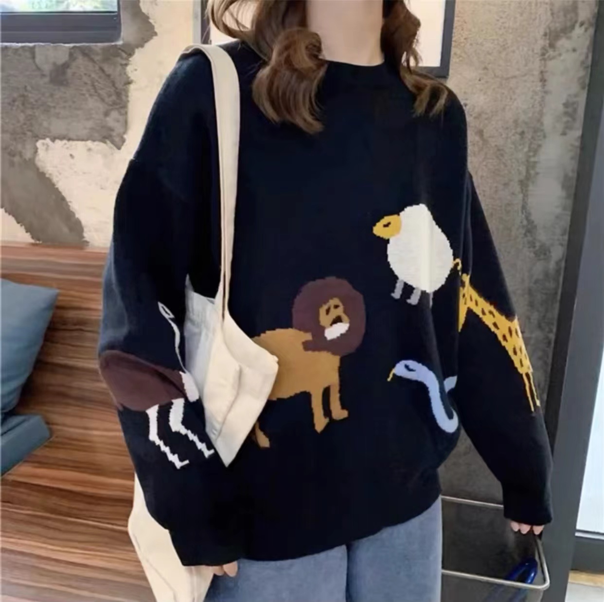 【401-450】网红春秋马夹V领马甲秋季百搭薄款豹纹时尚常规款