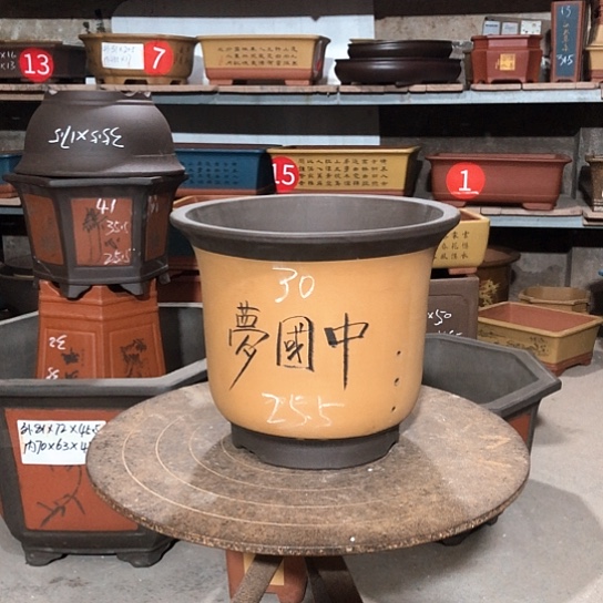 紫砂紫砂花盆包邮