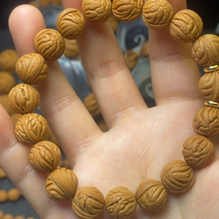 桃核吊坠秦岭山野生桃核