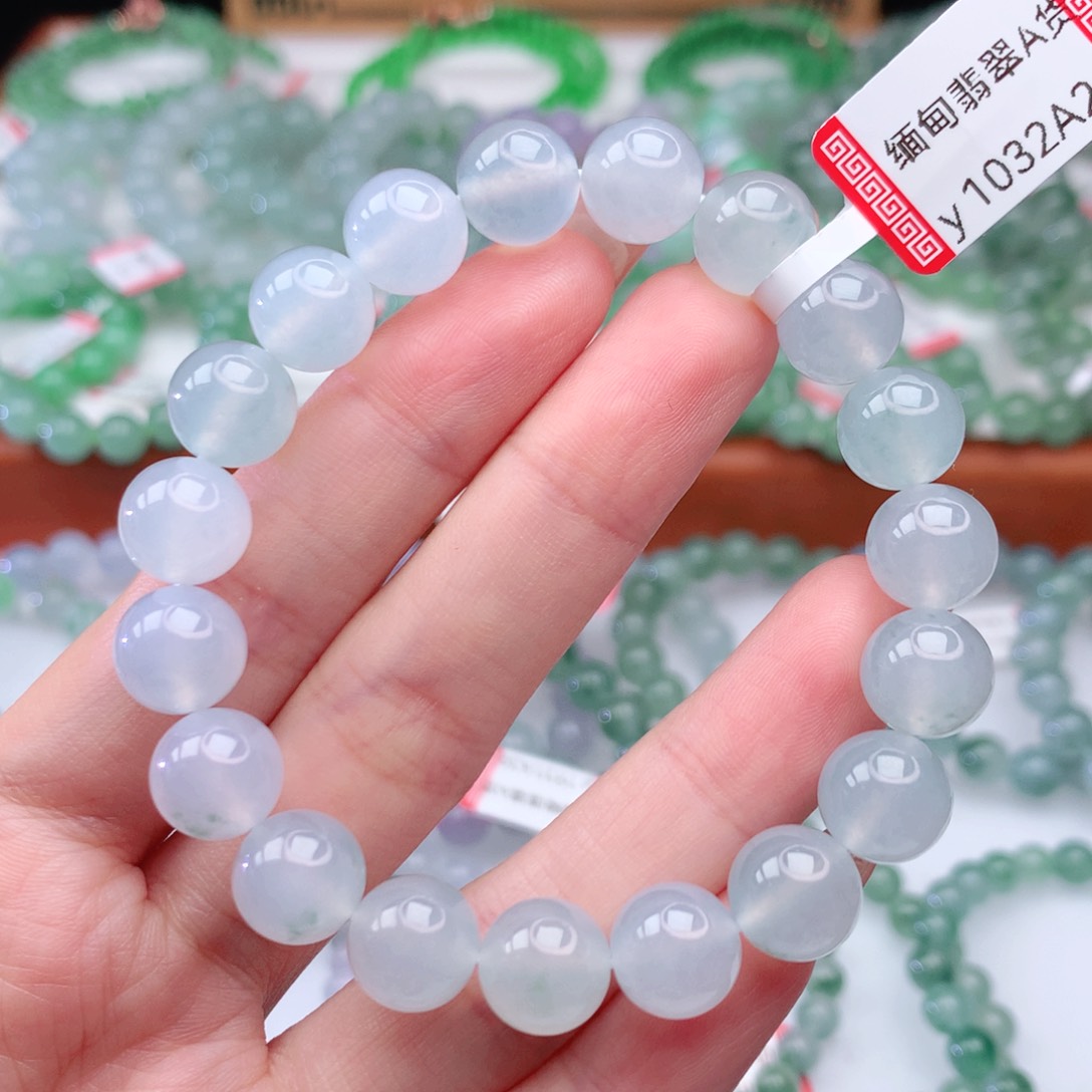 翡翠手链未镶嵌翡翠10mm