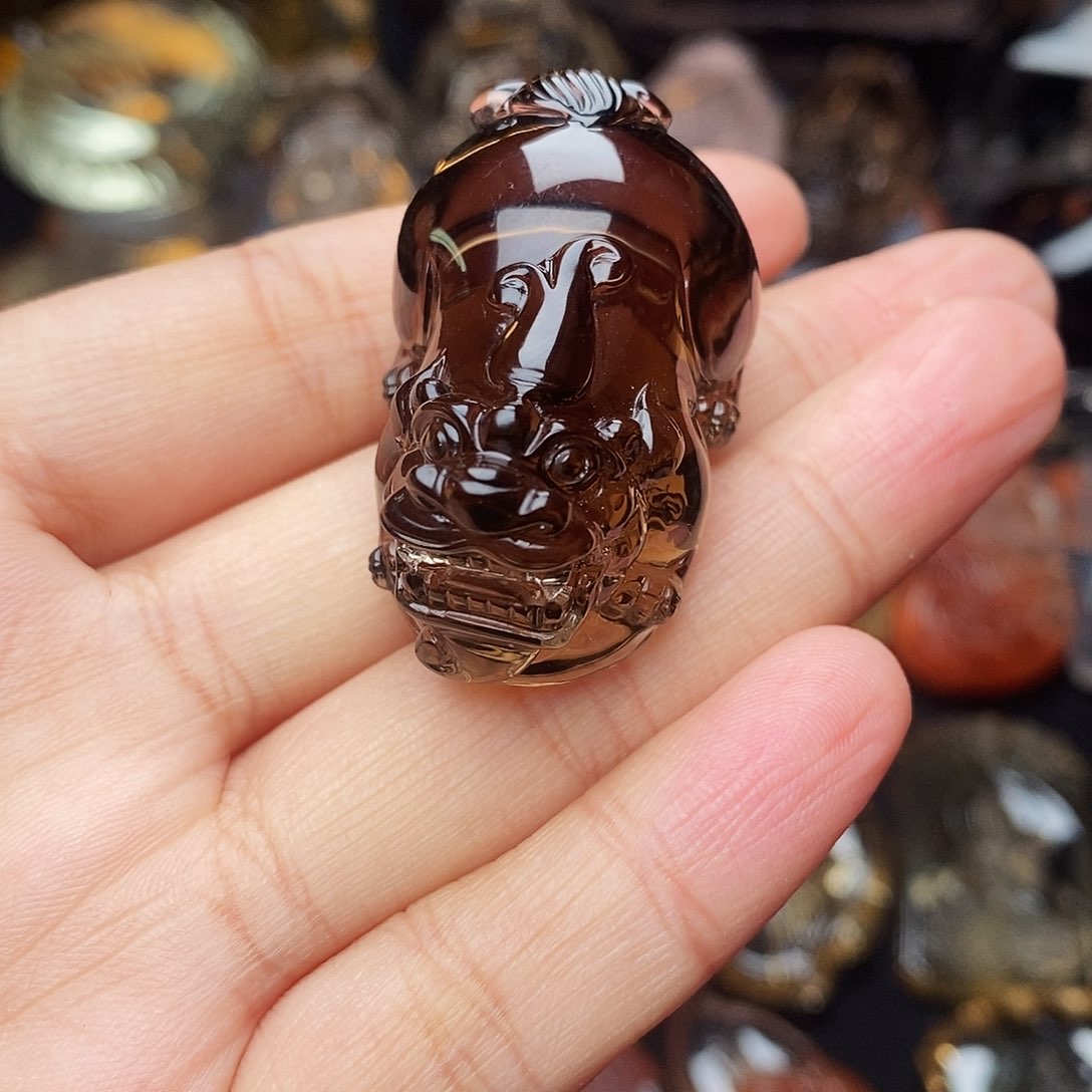 水晶吊坠未镶嵌吊坠放漏