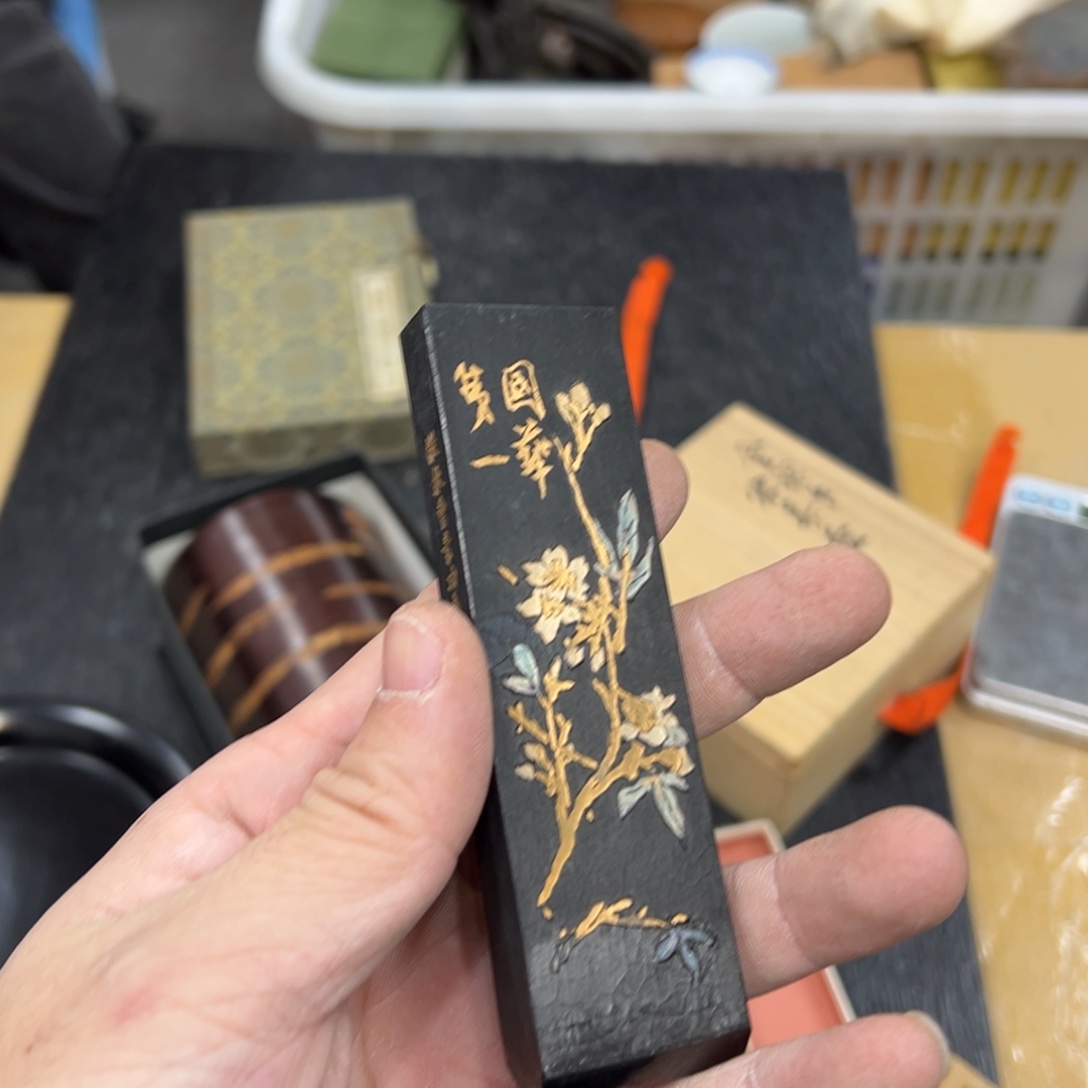 三***猪日本中古工艺品摆件