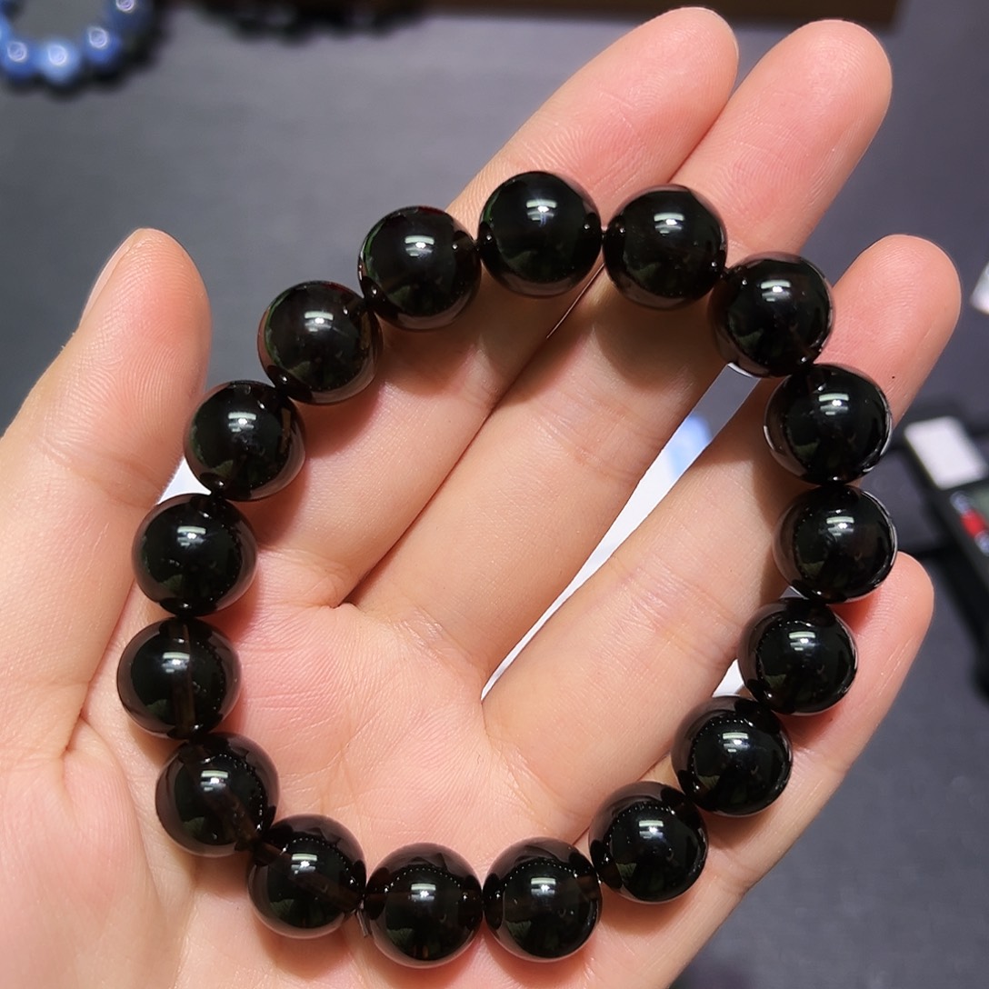 未镶嵌手链水晶茶水晶12毫米7号