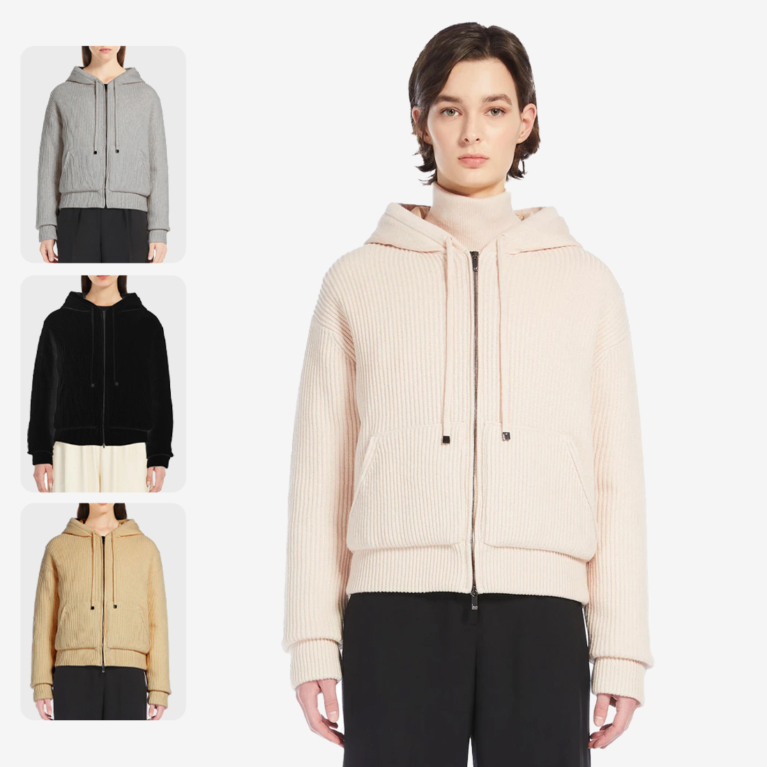 MaxMara【国现 专柜8500】女士休闲开衫卫衣 Atrench