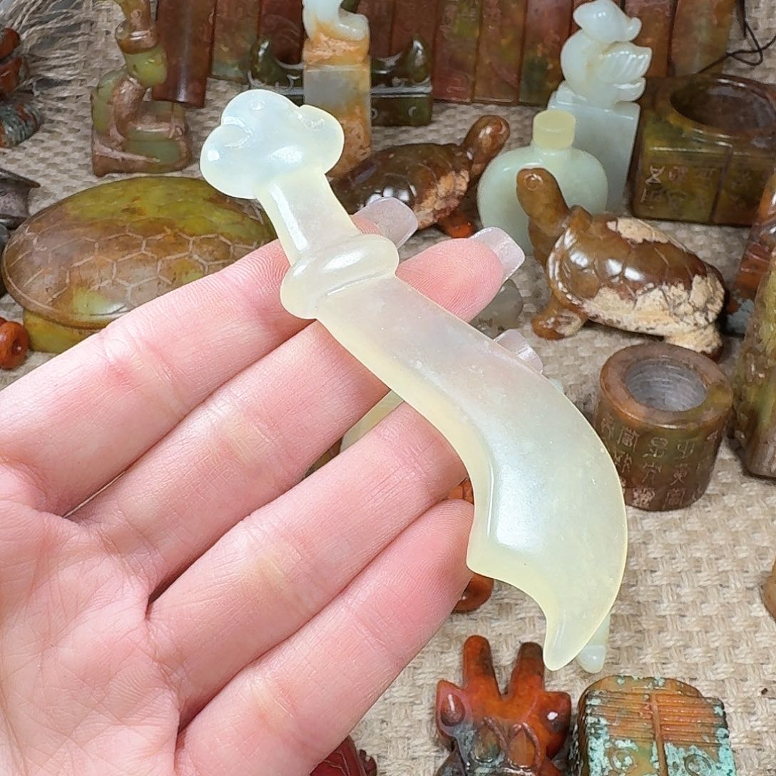 白玉菩提吊坠挂件