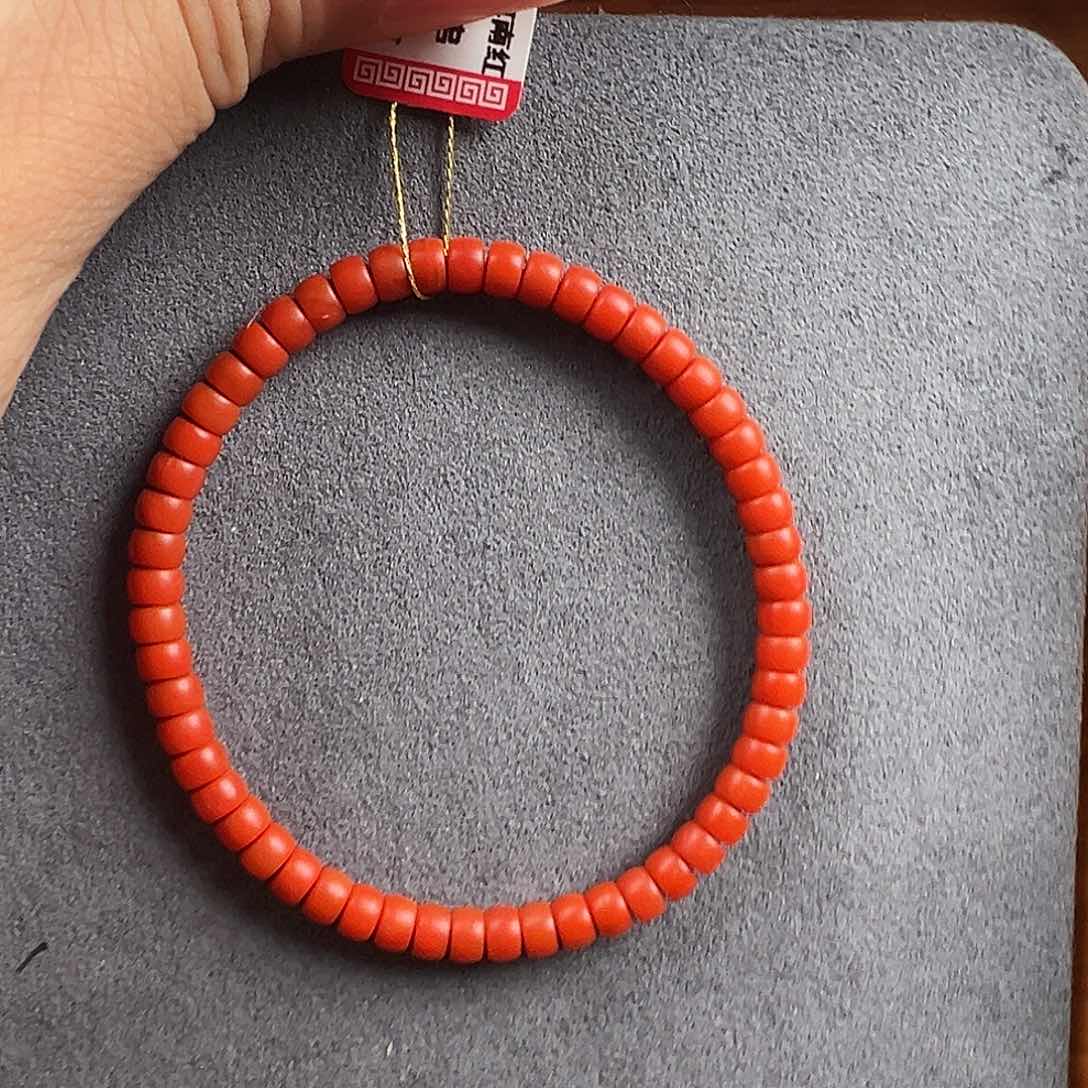 南红玛瑙手串未镶嵌