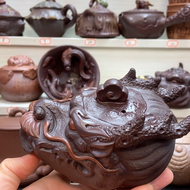 宜兴紫砂原矿紫砂手工主人杯