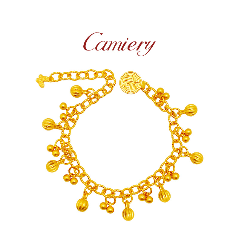 CAMIERY/卡美瑞 新中式南瓜福字蝴蝶手链JJ