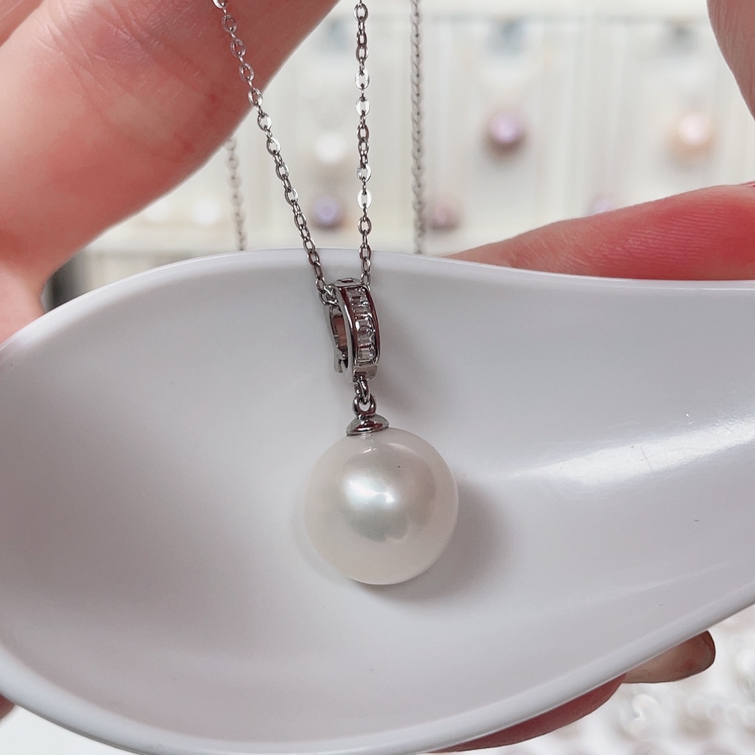 淡水珍珠吊坠(赠链)合金
