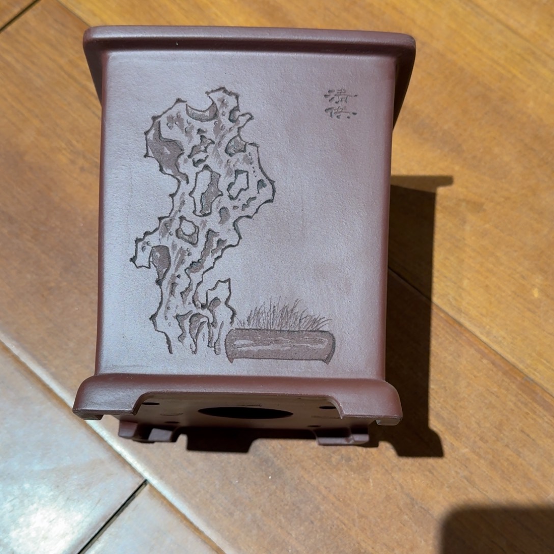 紫***业紫砂花盆原矿紫泥