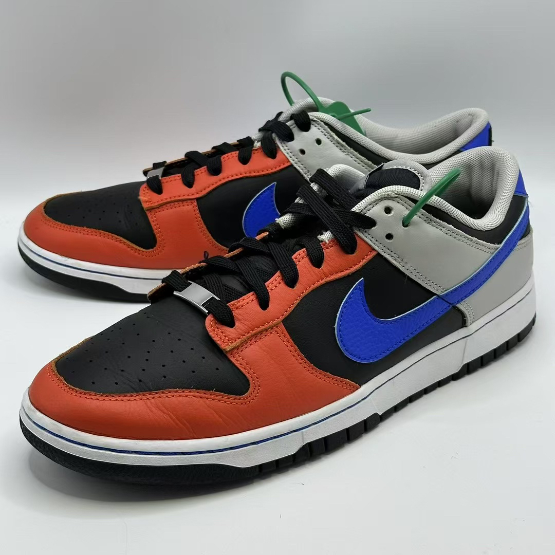 46码/ NBA x Nike Dunk 低帮板鞋 黑蓝橙 dd3363