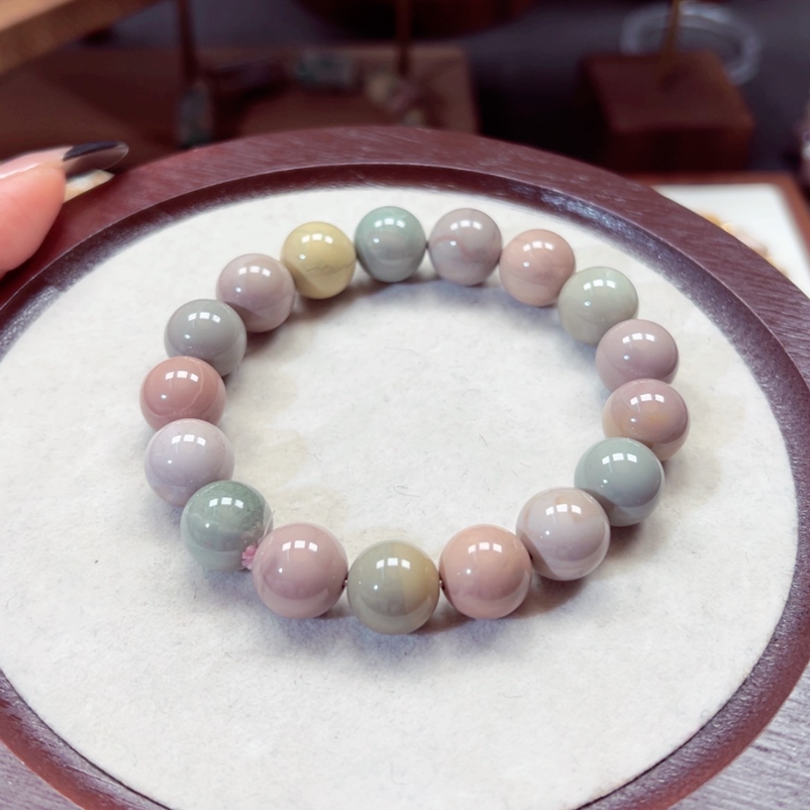 【闪购商品】石英质玉手链未镶嵌?****r32