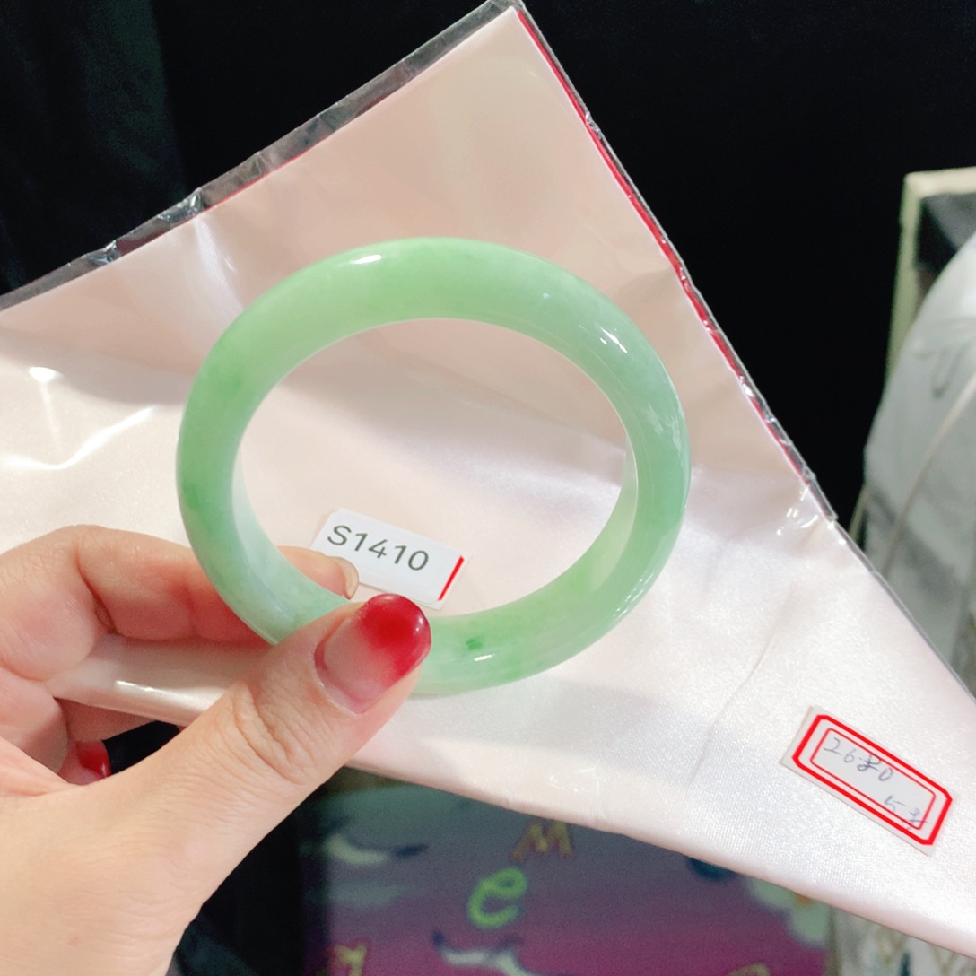 翡翠未镶嵌手镯S1410-03