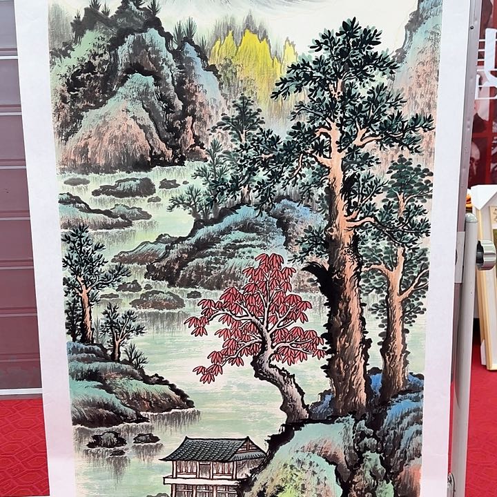 国画我想和我朋友在贵阳