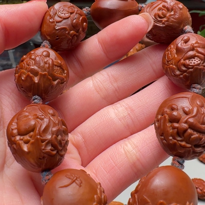 橄榄核手串/手链莲花无相佛