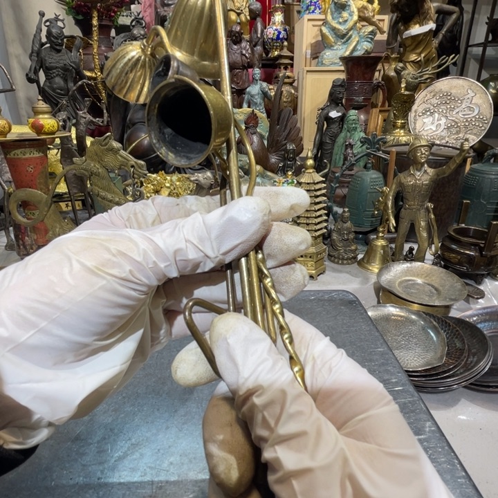 笨*大阪回流铜器摆件50