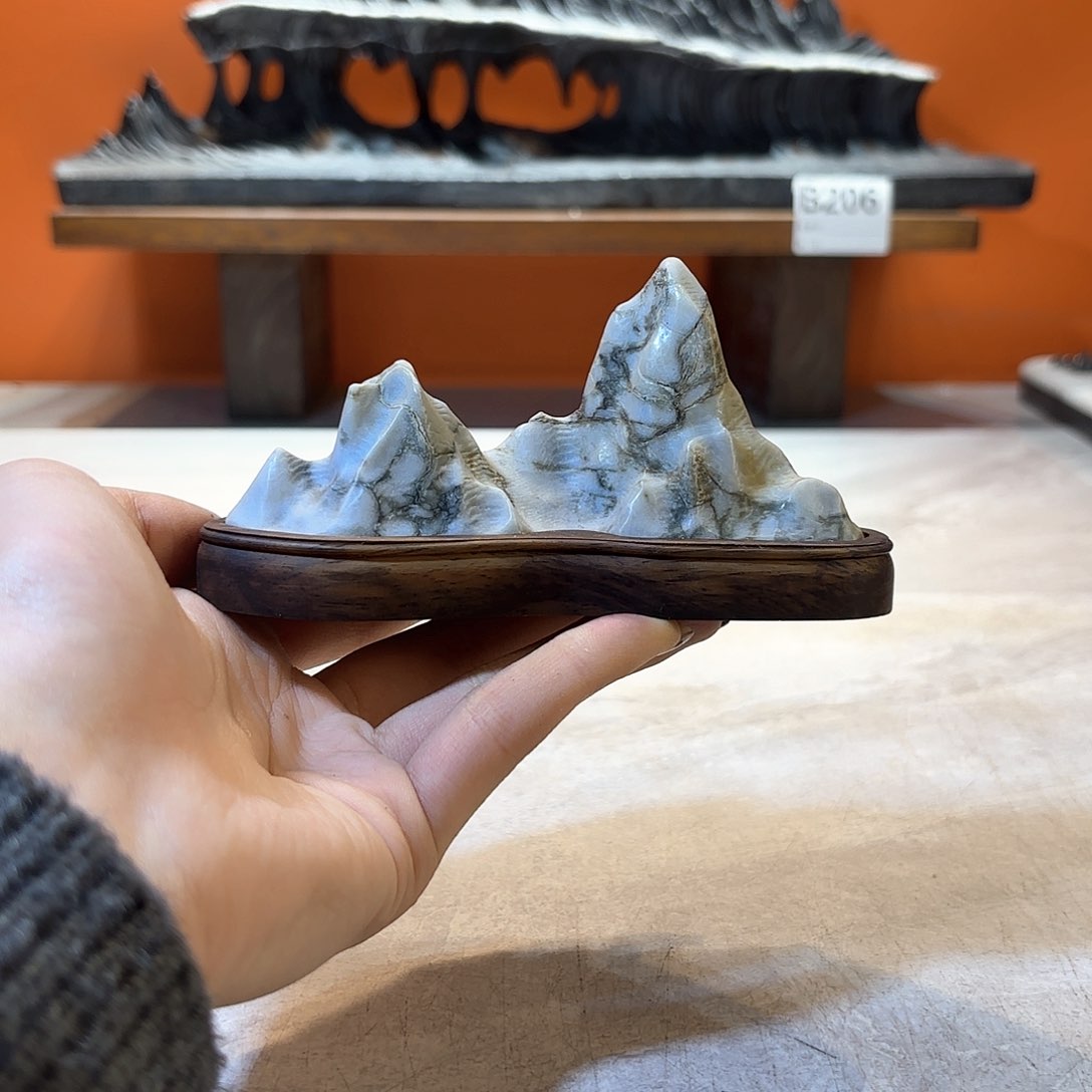 摆件灵璧石奇石摆件 