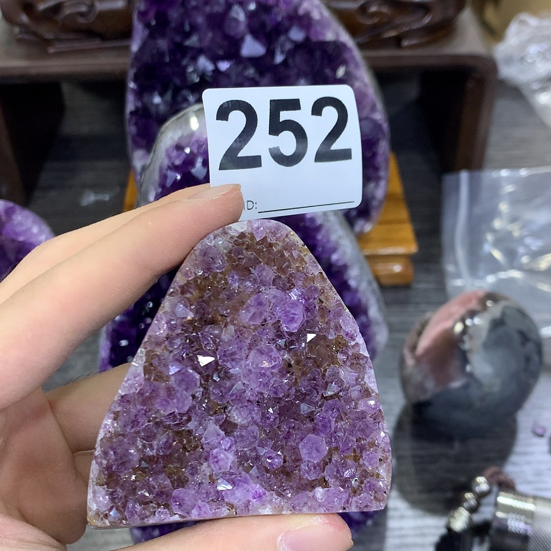 紫晶珠宝半成品未镶嵌252