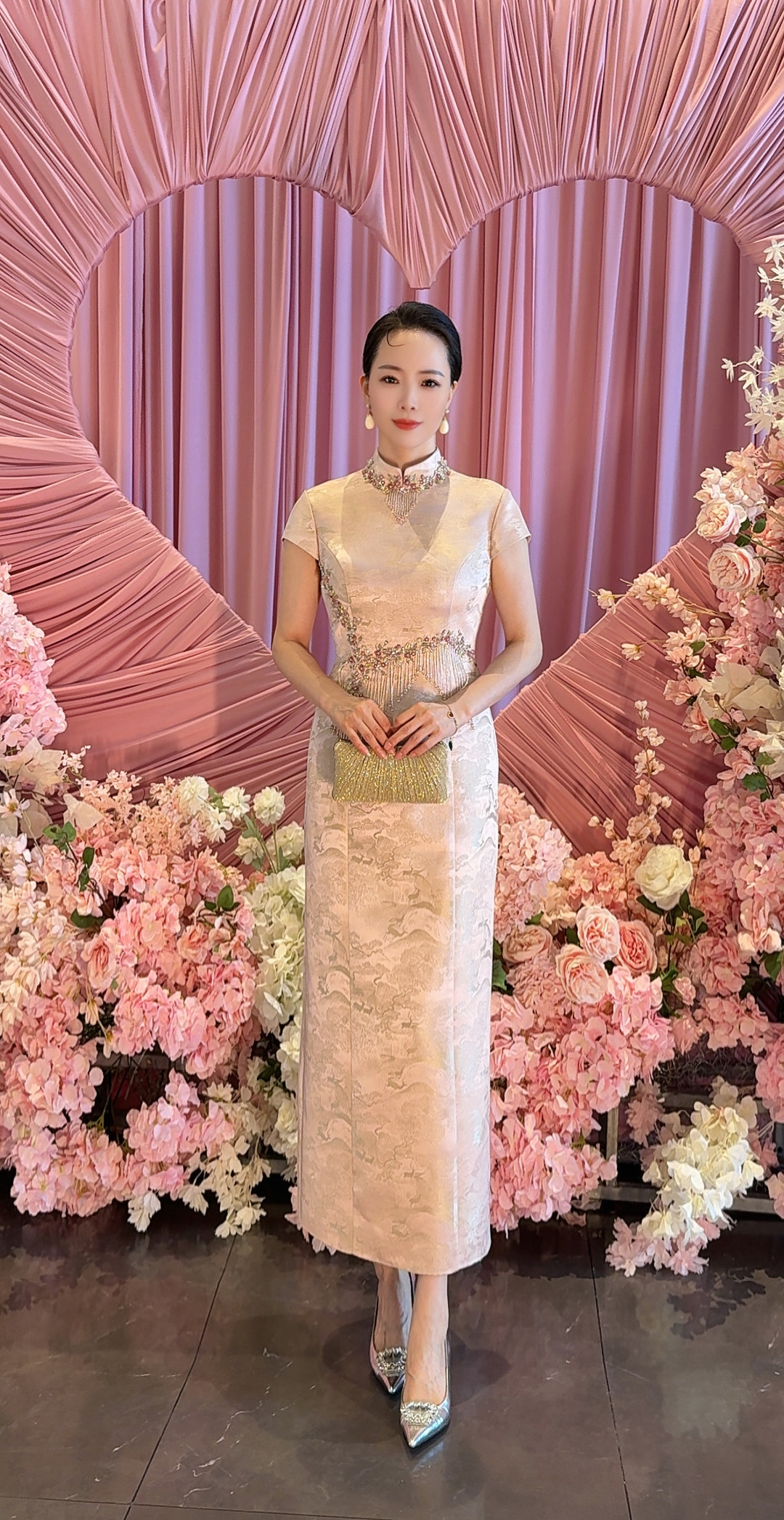 红印象喜妈妈喜婆婆气质优雅端庄婚宴礼服