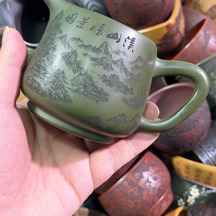 茶杯紫砂全手工紫砂主人杯