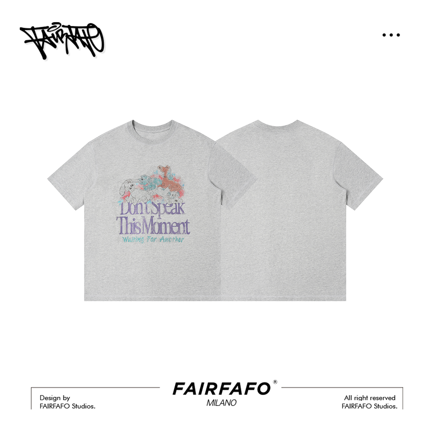 【缤纷小狗印花短袖】TXAL55229