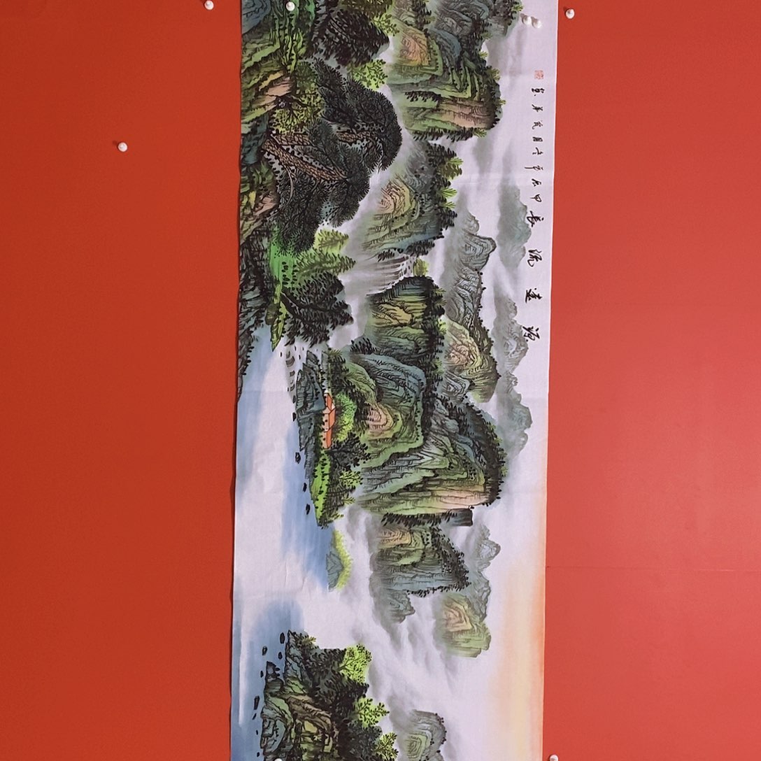 国画山水花鸟国画作品