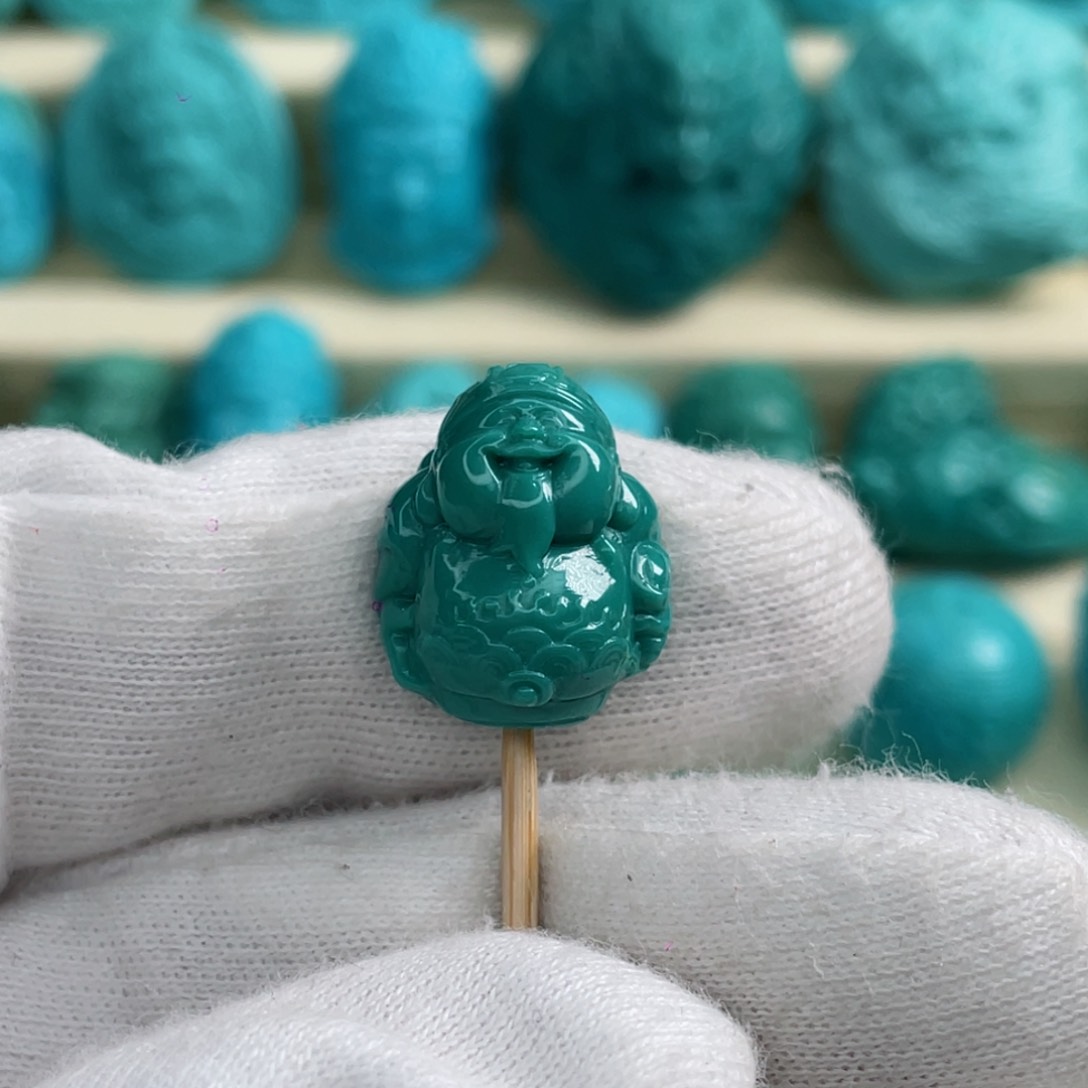 绿松石颈饰未镶嵌卡14-17-10.8