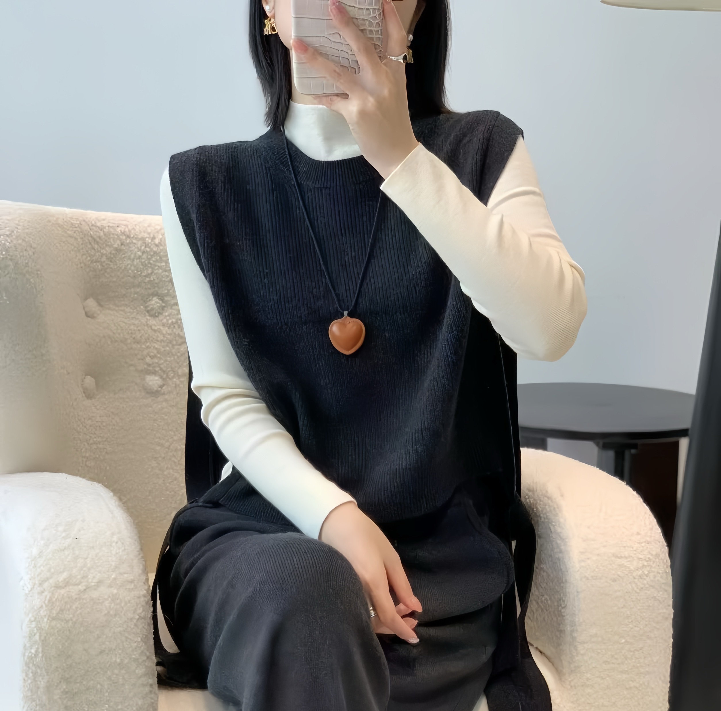  【奥兰多多&杨子家轻奢定制】无袖上衣5159