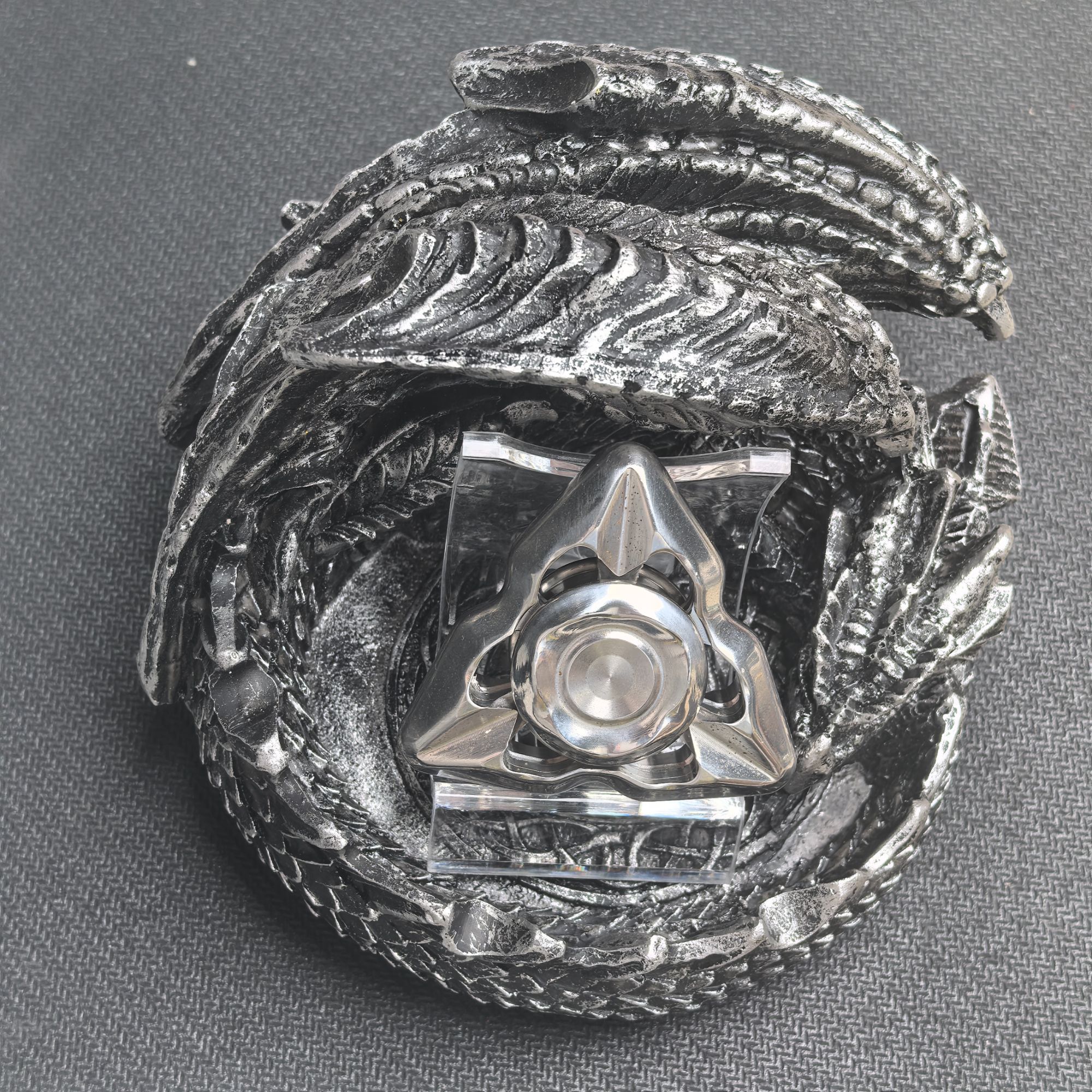 益奇不锈钢轮回1.1攻速陀螺EDC解压潮玩