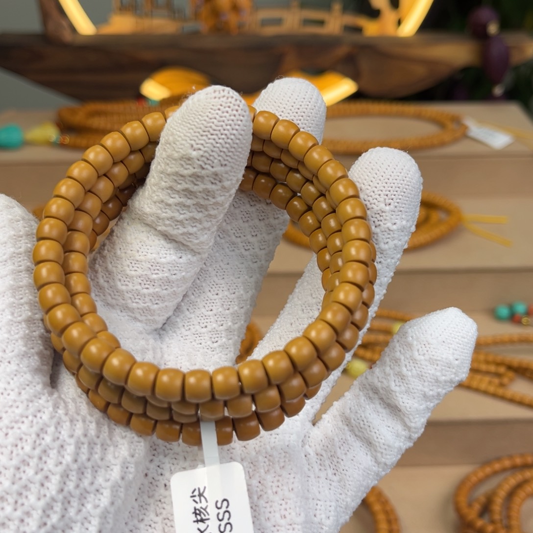 橄榄核手串/手链@@单圈6.4