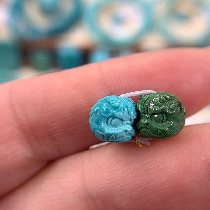 绿松石挂件未镶嵌